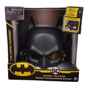 BATMAN TECH MASK -Night Vision Mask w/LED Lights & 2X Magnification Lens (NEW)